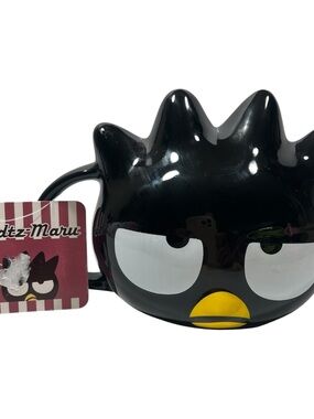 Bioworld X Hello Kitty Batz Mary San Rio Coffee Mug Grumpy Face Ceramic NEW